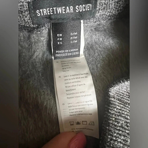 Weekend Edition Women’s Fleece Lined Leggings Size S/M NWT Gray - Picture 6 of 7